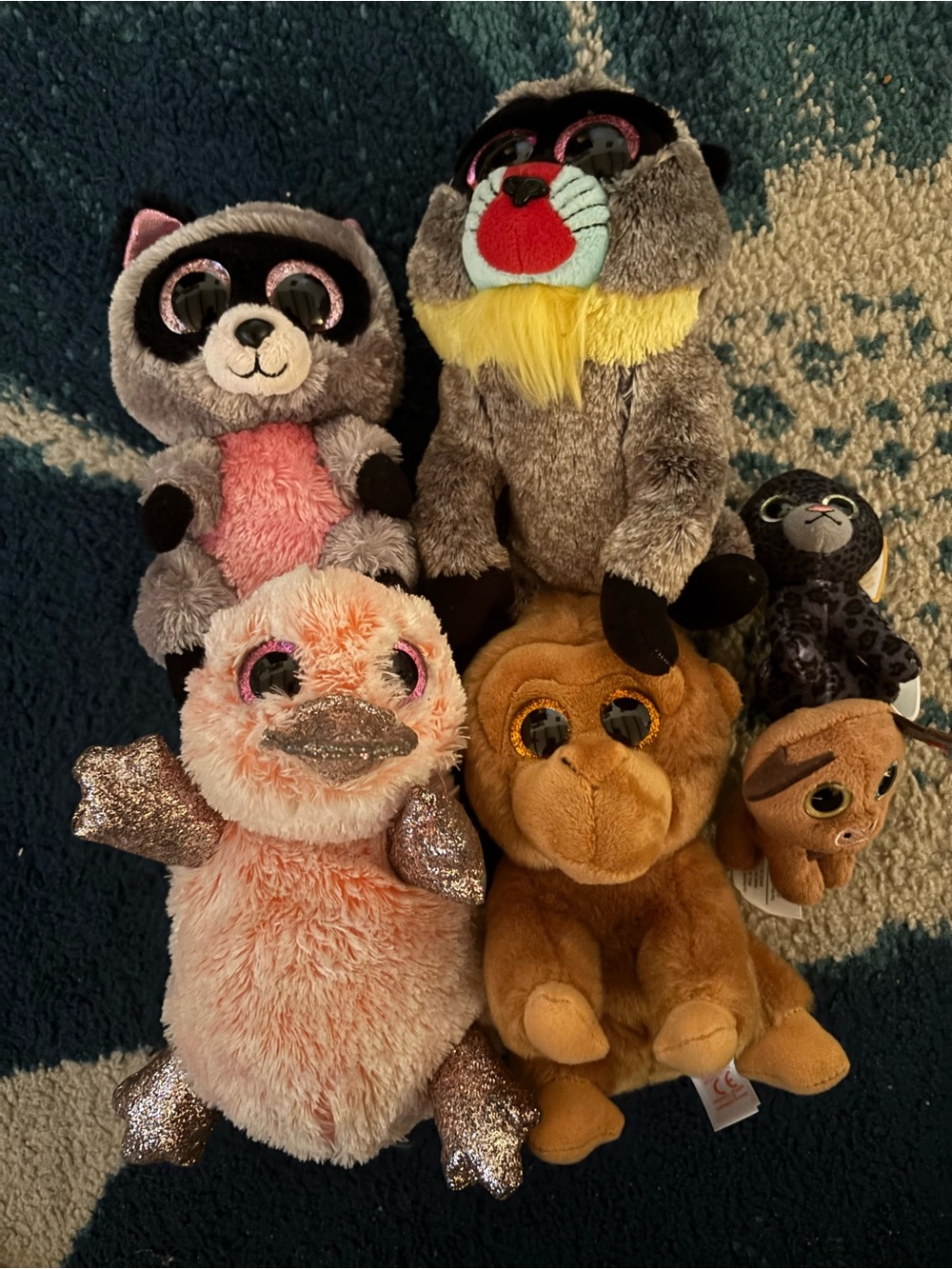 TY plush - 6 Stuffed Animals